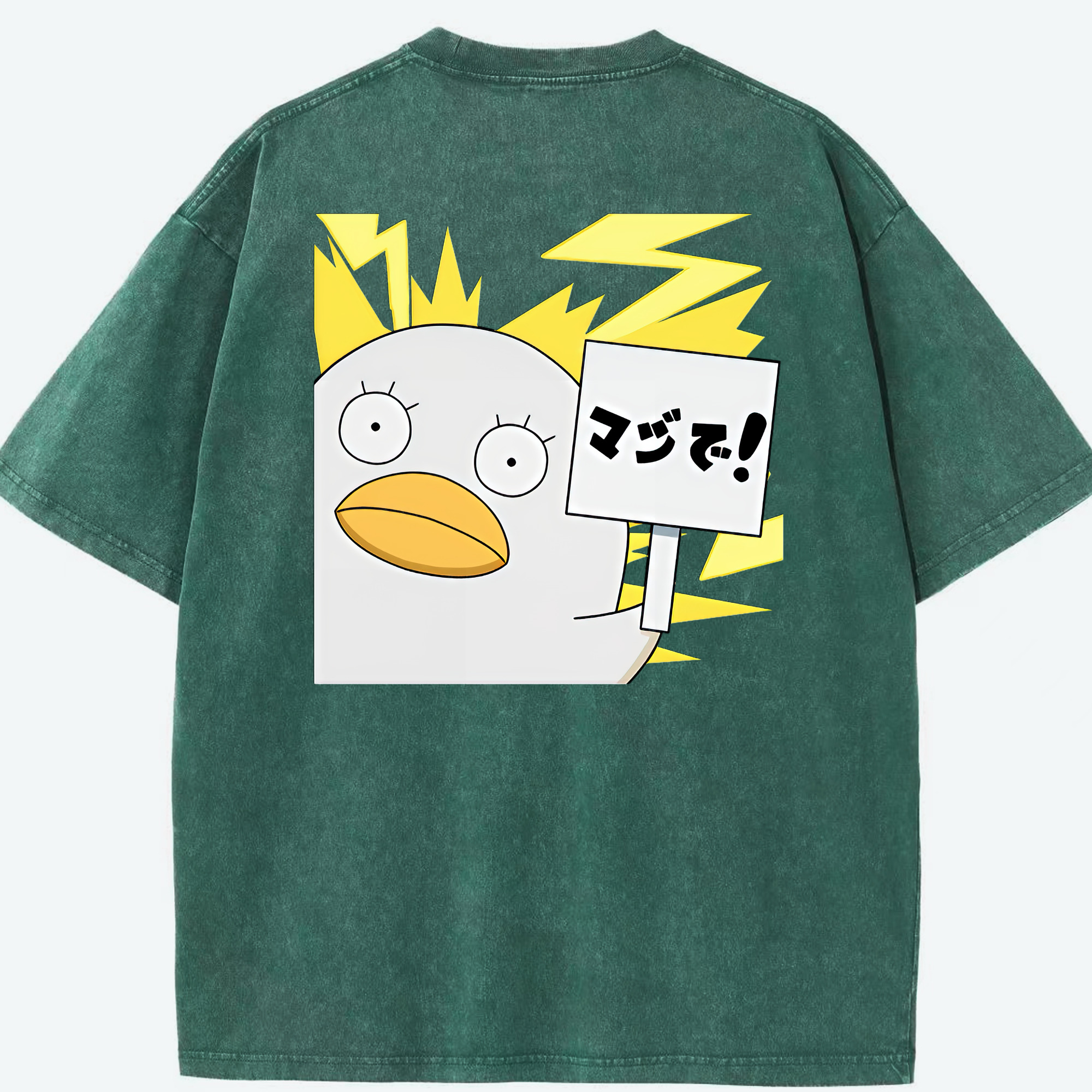 （画像用） ぎんたま 坂田銀時（さかたぎんとき） 神楽 志村新八（しむら しんぱち） GINTAMA Sakata Gintoki Kagura Shimura Shinpachi 綿100% ヴィンテージ風 半袖Tシャツ（背面プリント）